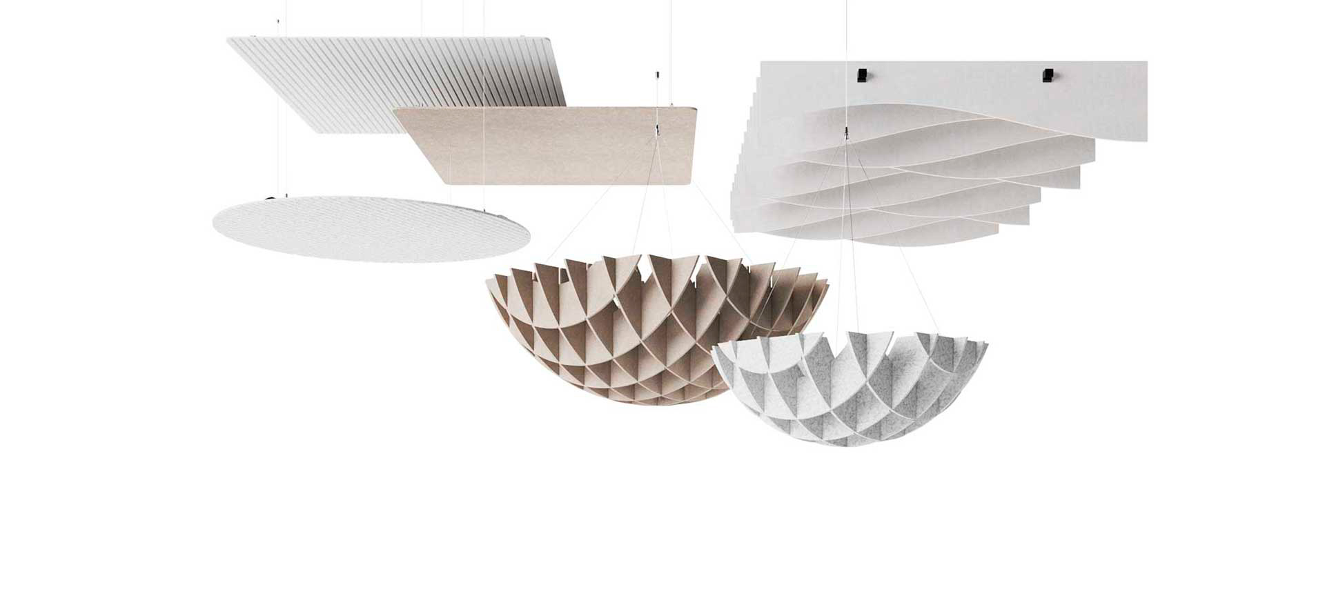 Acoustic Artwork PET felt acoustic baffles Acoustic Artwork PET felt acoustic baffles by Narbutas