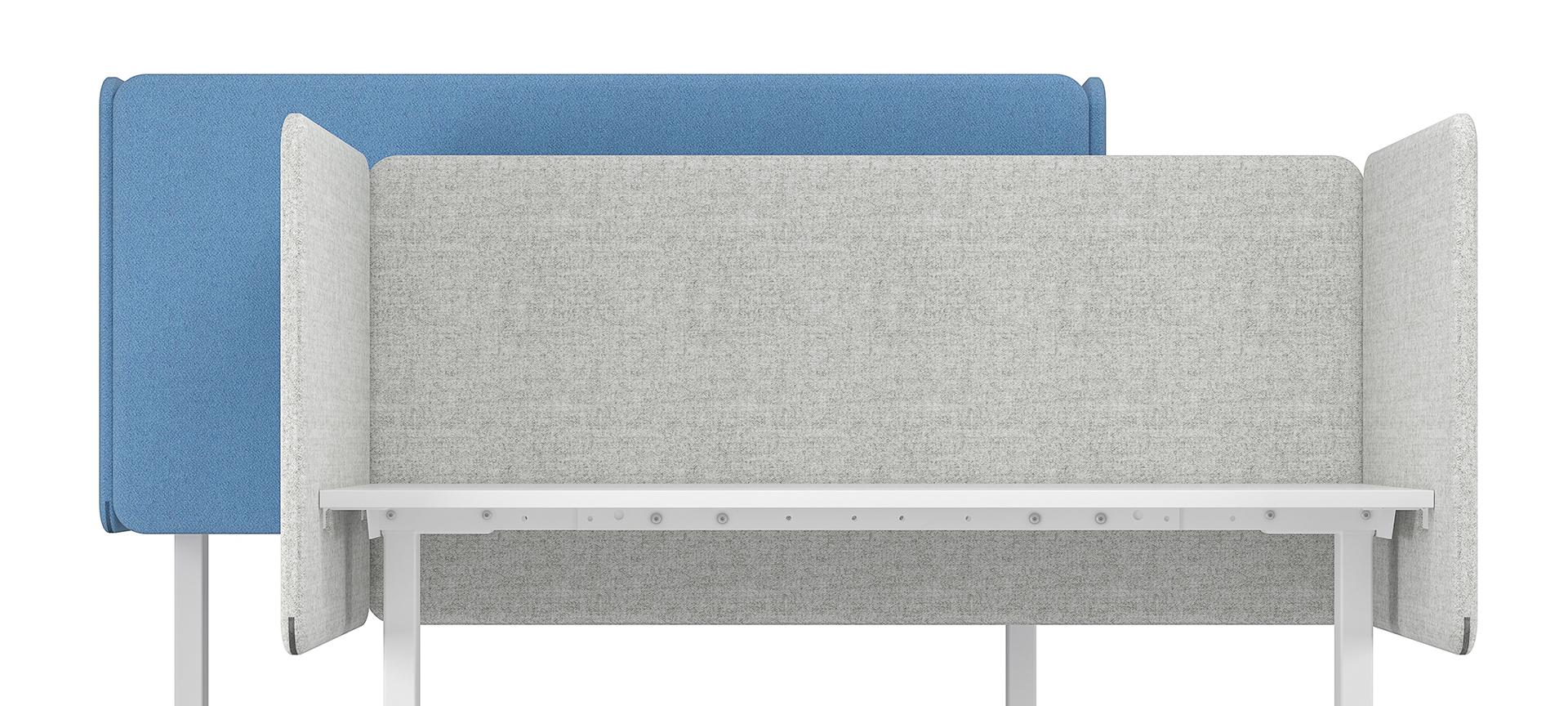 Narbutas Desk 760 acoustic desktop divider screen Narbutas Desk 760 acoustic desktop divider screen
