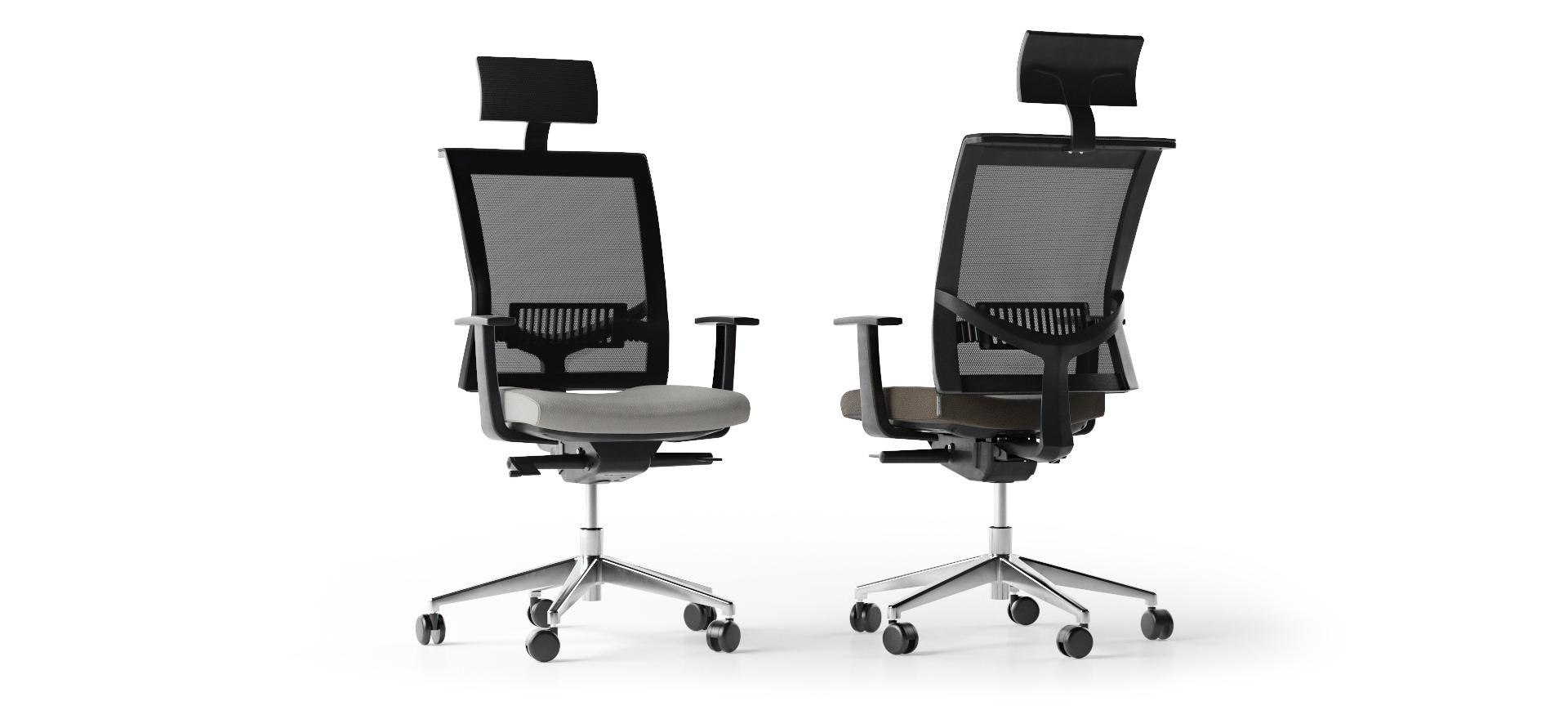 Narbutas Eva 2 executive mesh back task chairs Narbutas Eva 2 executive mesh back task chairs