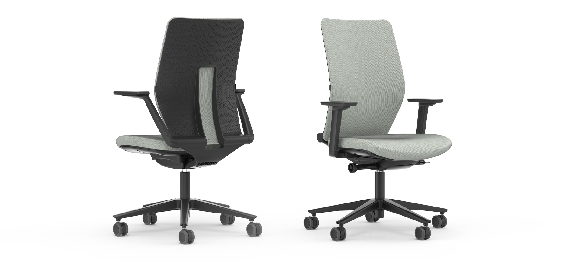Formetiq Modena task chairs Monza upholstered fabric office task chairs from Formetiq
