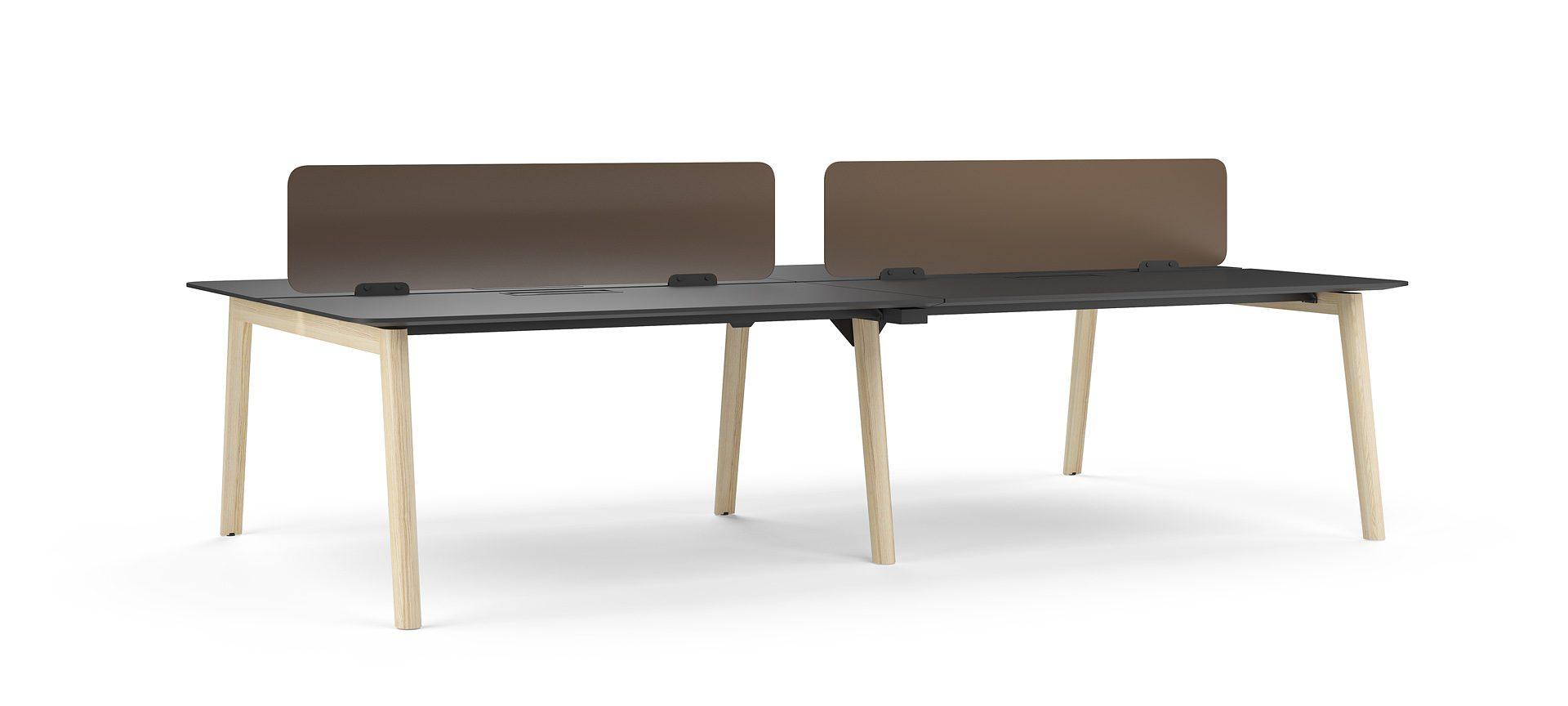 Narbutas Nova Wood bench desks Narbutas Nova Wood bench desks