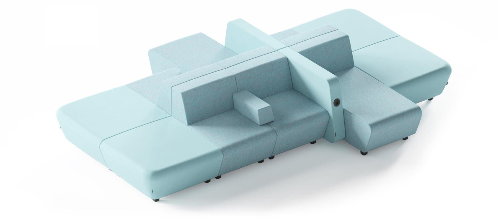 Narbutas Soft Rock modular soft lounge seating Narbutas Soft Rock modular soft lounge seating