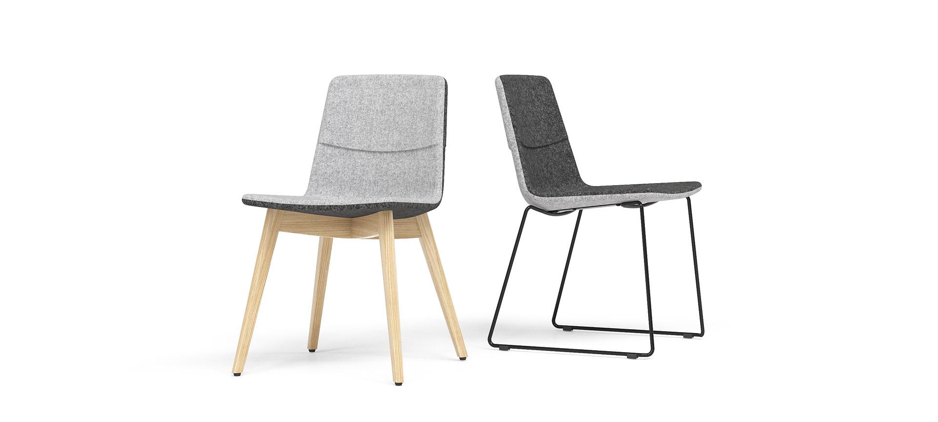 Narbutas Twist & Sit fabric meeting chairs Narbutas Twist & Sit fabric meeting chairs