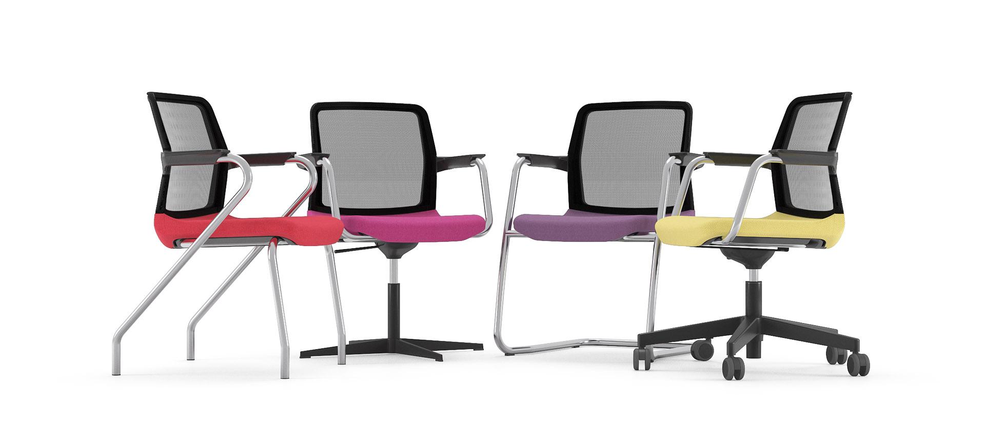 Narbutas Wind mesh back meeting chairs Narbutas Wind mesh back meeting chairs