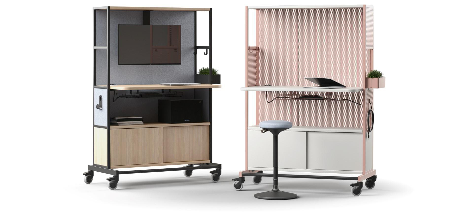 Narbutas Silent Room S acoustic workpods Narbutas WorkLab mobile workstation